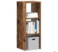 ""SALE 2025""Bibliothèque empilable - vieux bois - 30x30x80 cm - bois d'ingénierie,8,8 Kg 2256