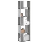 ""SALE 2025""Bibliothèque Moderne - Colonne Étagère 5 niveaux - Sonoma gris - bois d'ingénierie,17,1 Kg 3359