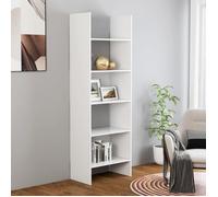 ""SALE 2025""Bibliothèque Moderne - Colonne Étagère Blanc 60x35x180 cm - Bois d’ingénierie 28 88 Kg 1954