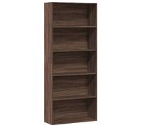 ""SALE 2025""Bibliothèque Moderne - Colonne Étagère - Chêne marron - 80x30x189 cm - bois d'ingénierie,31,6 Kg 2804