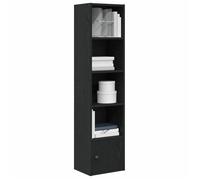 ""SALE 2025""Bibliothèque Moderne - Colonne Étagère chêne noir 31x24x127 cm - bois d'ingénierie,13,15 Kg 8763