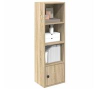 ""SALE 2025""Bibliothèque Moderne - Colonne Étagère - Chêne sonoma - 31x24x102 cm - bois d'ingénierie,10,9 Kg 5591