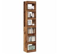 ""SALE 2025""Bibliothèque Moderne - Colonne Étagère Cloison de séparation - vieux bois - 40x30x198 cm,26,85 Kg 1756