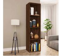 ""SALE 2025""Bibliothèque Moderne - Colonne Étagère Meuble TV - Chêne marron - 36x30x143 cm,17,85 Kg 5746