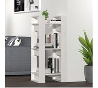 ""SALE 2025""Bibliothèque Moderne - Colonne Étagère Séparateur de pièce Blanc 41x35x91 cm Pin solide,7,66 Kg 3984