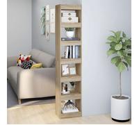 ""SALE 2025""Bibliothèque Moderne - Colonne Étagère Séparateur de pièce - Chêne sonoma - 40x30x198 cm,29,3 Kg 6314