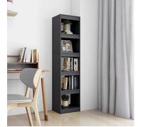 ""SALE 2025""Bibliothèque Moderne - Colonne Étagère Séparateur de pièce Gris 40x30x167,5 cm Pin massif,14,8 Kg 5419