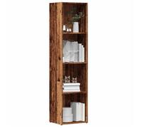 ""SALE 2025""Bibliothèque Moderne - Colonne Étagère - vieux bois - 36x30x143 cm - bois d'ingénierie,17,15 Kg 9100