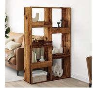 ""SALE 2025""Bibliothèque Moderne - Étagère Cloison de séparation - vieux bois - 100x33x155,5cm bois ingénierie,42 Kg 4457