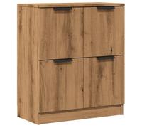 “SALE 2025”Buffet bas salon - Classique - Commode Buffet chêne artisanal - 60x30x70 cm - Bois d'ingénierie chill906968