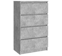 “SALE 2025”Buffet bas salon - Classique - Commode Buffet - Gris béton - 60x35x98,5 cm - Bois d'ingénierie chill319772