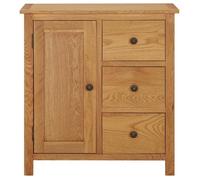 “SALE 2025”Buffet bas salon - Classique - Commode Placard 70x35x75 cm Bois de chêne massif chill497507