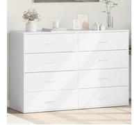 ""SALE 2025""Buffets bahut vaisselier - Buffets - Lot de 2 - blanc 60x39x80 cm - Bois d’ingénierie,55,9 Kg 3799