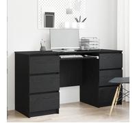 ""SALE 2025""Bureau informatique - Bureaux 2 pcs Chêne Noir 140x50x76 cm Bois d'ingénierie - Aspect élégant* 5956541