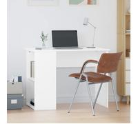 ""SALE 2025""Bureau informatique multimédia - Bureau Blanc 100x55x75 cm - bois d'ingénierie,26,25 Kg 4192