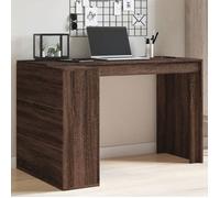 ""SALE 2025""Bureau informatique multimédia - Bureau - Chêne marron - 123,5x73,5x75 cm - bois d'ingénierie,28,1 Kg 5754