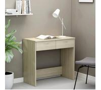 ""SALE 2025""Bureau informatique multimédia - Bureau - Chêne sonoma - 80x40x75 cm - Aggloméré,19 Kg 3899