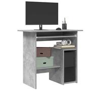 ""SALE 2025""Bureau informatique multimédia - Bureau - Gris béton - 80x45x74 cm - Bois d’ingénierie,19,84 Kg 8140