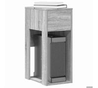 ""SALE 2025""Bureau informatique multimédia - Support de tour d'ordinateur et tiroir - Sonoma gris - 30x44x74 cm,13,15 Kg 7085