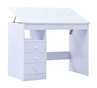 ""SALE 2025""Bureau pour enfants Inclinable Blanc,27,9 Kg 4669