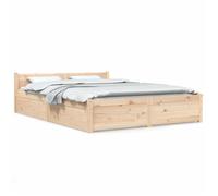 ""SALE 2025""Cadre de lit - 2 places - avec tiroirs 160x200 cm - Charge : 280 kg - CHILL93879