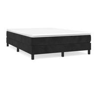 ""SALE 2025""Cadre de lit - 2 places - noir 140x190 cm velours - Charge : 280 kg - CHILL78236