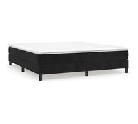 ""SALE 2025""Cadre de lit - 2 places - noir 160x200 cm velours - Charge : 280 kg - CHILL46813