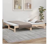 ""SALE 2025""Cadre de lit/ Lit coulissant - Lit 2 personnes - 2x(90x190) cm - bois de pin massif,23 Kg 9815