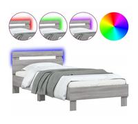 ""SALE 2025""Cadre de lit single - 1 place - avec lumières LED 90x190 cm - Charge : 280 kg - CHILL63996