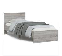 ""SALE 2025""Cadre de lit single - 1 place - avec tête de lit 90x200 cm - Charge : 280 kg - CHILL89892