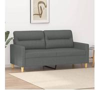 ""SALE 2025""Canapé fixe - Canapé à 2 places - gris foncé - 140 cm Tissu - 158x77x80 cm,22,95 Kg 5192