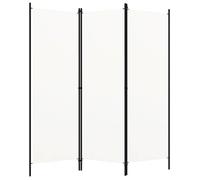 ""SALE 2025""Cloison de séparation 3 panneaux - Paravent intérieur - Blanc 150x180 cm,2,76 Kg 6466