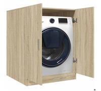 ""SALE 2025""Colonne de salle de bain - CLOUD - Meuble pour machine à laver - chêne sonoma 70,5x71,5x91,5 cm chill578158