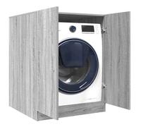 ""SALE 2025""Colonne de salle de bain - CLOUD - Meuble pour machine à laver - Sonoma gris 71x71,5x91,5 cm chill737019