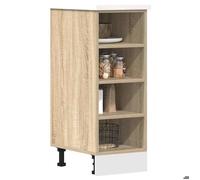 ""SALE 2025""Commode bahut cuisine - Armoire basse - Chêne sonoma - 30x44,5x81,5 cm - Bois d’ingénierie,14,65 Kg 2863