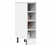 ""SALE 2025""Commode bahut cuisine - Armoire de plancher blanc 20x44,5x81,5 cm - bois d'ingénierie,12,6 Kg 7153