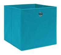 ""SALE 2025""Cubes de rangement - Boîtes de rangement - Lot de 4 - Tissu intissé 28x28x28 cm Bleu azuré chill762695