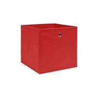 ""SALE 2025""Cubes de rangement - Boîtes de rangement - Lot de 4 - Tissu intissé 28x28x28 cm Rouge chill338771