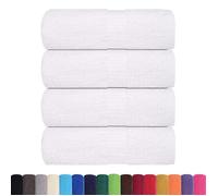 ""SALE 2025""Drap de bain/ Serviettes d'invité - Lot de 4 - blanc 30x50 cm 360 g/m² 100% coton chill957688