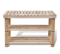 ""SALE 2025""Étagère à chaussures - MOOD - Commode à Chaussures - 2 en 1 et dessus banc Bois de sapin massif Chill1679327