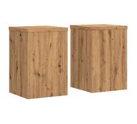 ""SALE 2025""Étagère à Fleurs contemporain - Supports pour plantes 2 pcs chêne artisanal - bois d'ingénierie chill802783