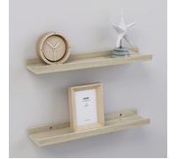 ""SALE 2025""Étagères flottantes de salon - Étagères murales - Lot de 2 - Chêne sonoma - 40x9x3 cm,0,83 Kg 9538