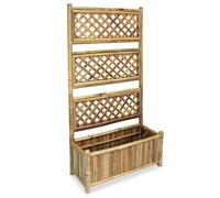 ""SALE 2025""Jardinière/Bac de Plantation MOOD - Lit surélevé de jardin avec treillis Bambou 70 cm Chill831219