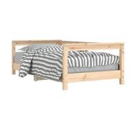 ""SALE 2025""Lit Cabane d'enfant MOOD - Cadre de lit pour enfant 70x140 cm bois de pin massif - Charge : 280 kg - CHILL17060
