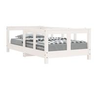 ""SALE 2025""Lit Cabane d'enfant MOOD - Cadre de lit pour enfant blanc 70x140 cm bois de pin massif - Charge : 280 kg - CHILL76320