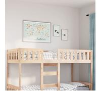 ""SALE 2025""Lit pour enfants - Lit 1 personne - 75x190 cm - bois de pin massif,22.7 Kg 8629