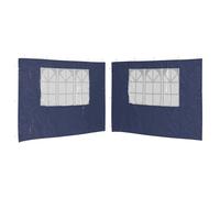 ""SALE 2025""Lot de 2 Paroi de tente de réception Moderne - avec fenêtre PE Bleu chill464651