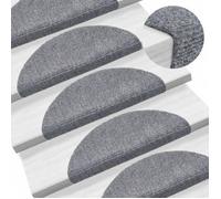 ""SALE 2025""Marchettes d'Escalier CLOUD - Tapis autoadhésifs de marches - Lot de 5 - Gris clair 56x17x3 cm chill724380