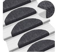 ""SALE 2025""Marchettes d'Escalier CLOUD - Tapis autoadhésifs de marches - Lot de 5 - Gris foncé 65x21x4 cm chill902854