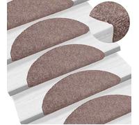 ""SALE 2025""Marchettes d'Escalier CLOUD - Tapis autoadhésifs de marches - Lot de 5 - Marron 56x17x3cm Aiguilleté chill567633